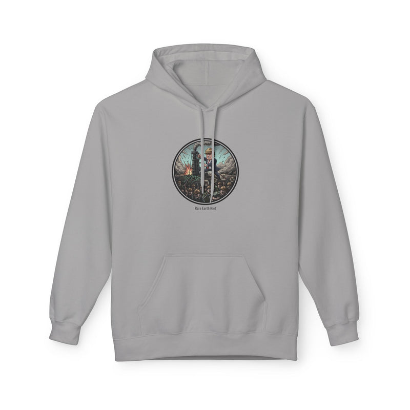 Cozy Artistic Hoodie with Scenic Print, Unisex Fleece Pullover, Perfect for Relaxing, Gift for Nature Lovers, Casual Wear, Autumn Vibe