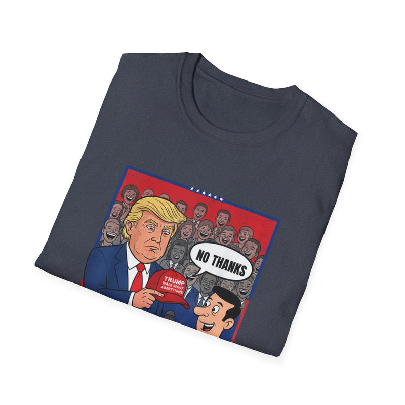 Trump Satire T-Shirt, Funny Graphic Tee, Unisex Humor Shirt, Political Gift, Casual Wear for Events