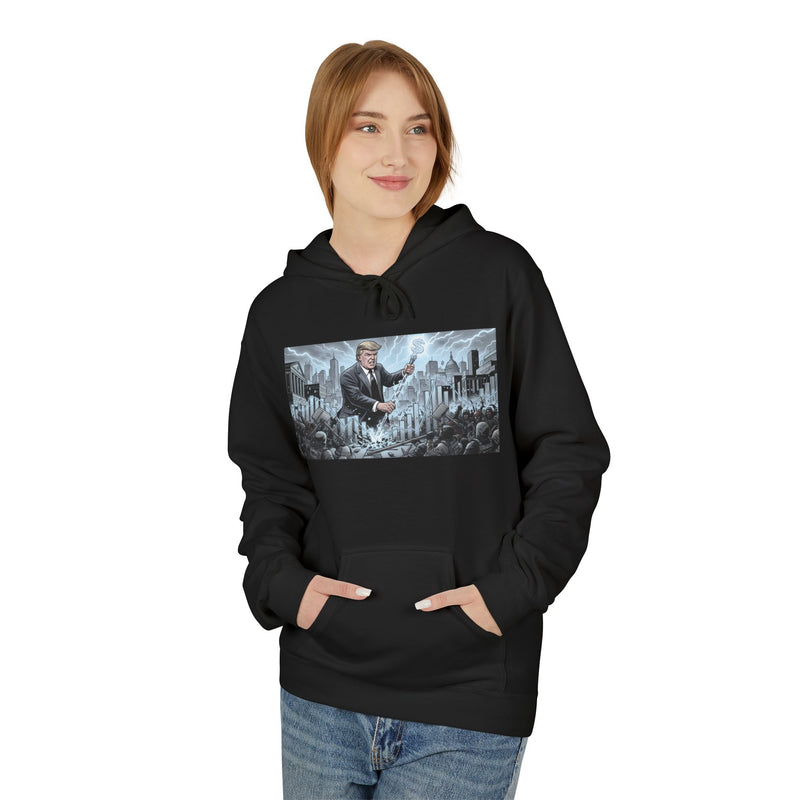 Urban Nightmare Fleece Hoodie - Unisex, Soft and Cozy, Perfect for Casual Wear, Gifts, Halloween, & Streetwear Style