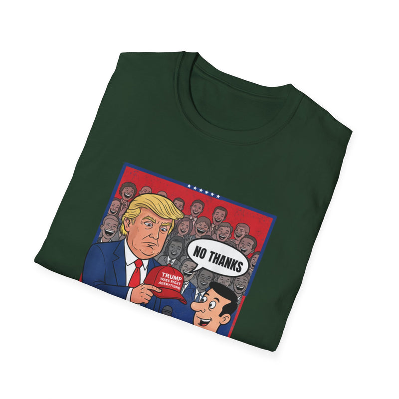 Trump Satire T-Shirt, Funny Graphic Tee, Unisex Humor Shirt, Political Gift, Casual Wear for Events