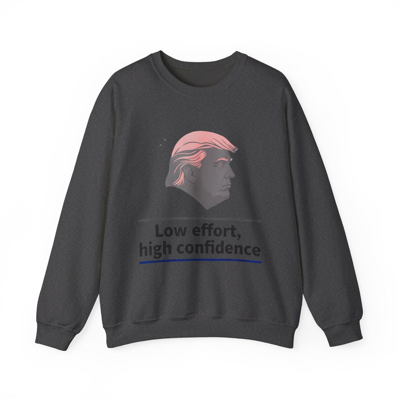 Low Effort High Confidence sweatshirt | Silhouette Profile Crewneck