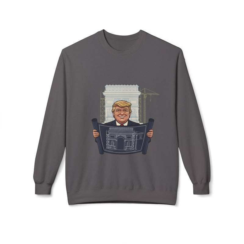 Trump Design Crewneck Sweatshirt - Fun Gift for Political Fans, Cozy Wear for Every Occasion, Ideal for Birthdays, Holidays, Casual [...]