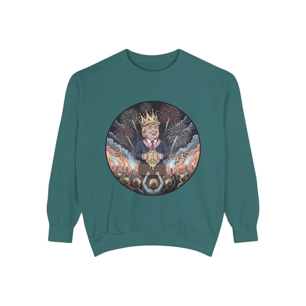 Festive Graphic Sweatshirt for Celebrations, Unisex Gift for Birthdays, Casual Wear, Party Attire, Cozy Relaxation