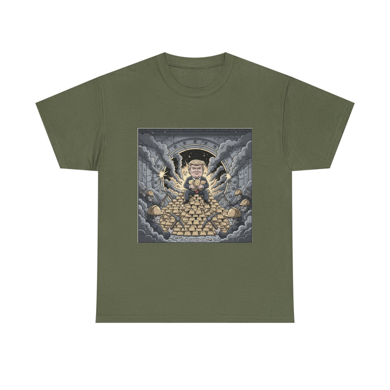 Fortune Buddha Tee - Unisex Heavy Cotton T-Shirt, Spiritual Gift, Casual Wear, Good Luck Shirt, Unique Graphic Tee, Birthday Gift
