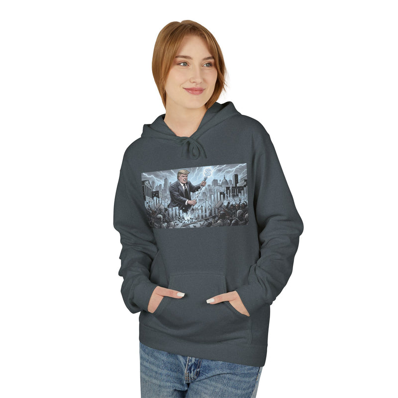 Urban Nightmare Fleece Hoodie - Unisex, Soft and Cozy, Perfect for Casual Wear, Gifts, Halloween, & Streetwear Style