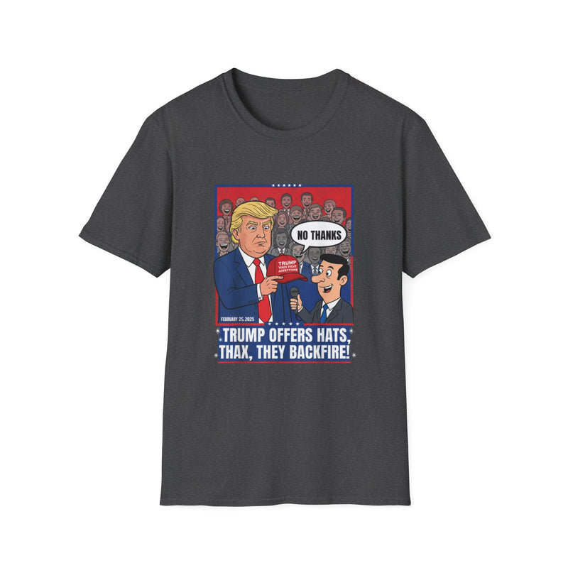 Trump Satire T-Shirt, Funny Graphic Tee, Unisex Humor Shirt, Political Gift, Casual Wear for Events