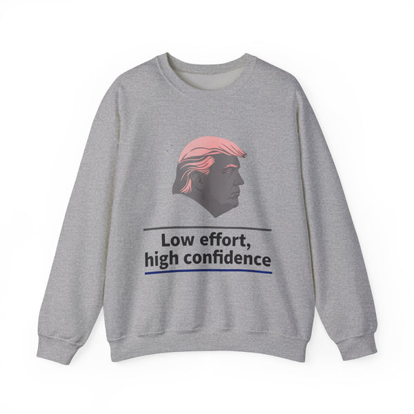 Low Effort High Confidence sweatshirt | Silhouette Profile Crewneck