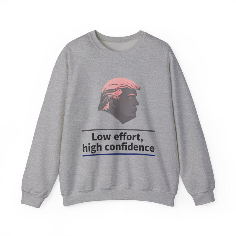 Low Effort High Confidence sweatshirt | Silhouette Profile Crewneck