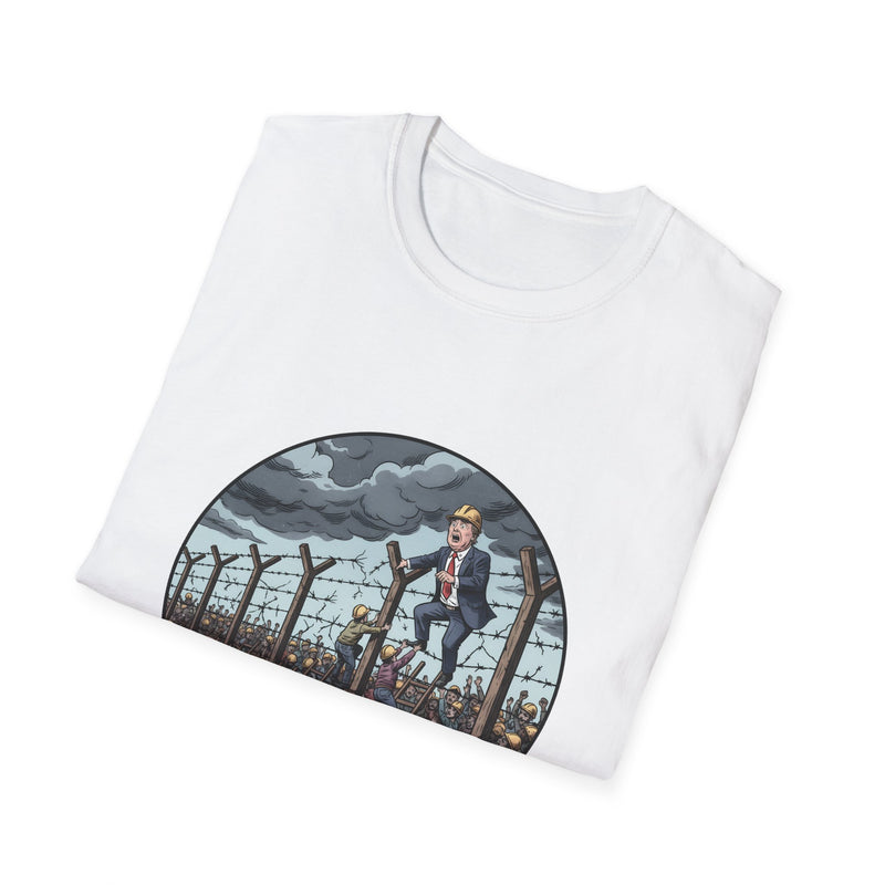 Unisex Graphic Tee - 'No Border Tariffs' Statement Shirt, Casual Wear, Gift for Activists, Unique Art Tee, Everyday Comfort